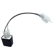 Motorcycle Turn Light Relay,2-Pin Cable Harness Relay Connector - Copper Wires for Indicator Turn Lights, Replacement Parts Motorcycle Accessories, LED Flashing