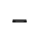 Cali Cabinet Pull With Backplate Matt Black Ctc 96Mm