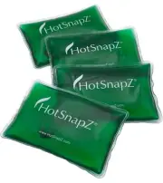 HotSnapZ 4-Rectangular HAND WARMER Reusable Sanatizable Ski Hunting NEW Sealed