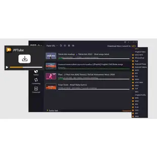 【正版軟體購買】PPTube Video Downloader 官方最新版 - 熱門網站影音下載軟體 高畫質影片下載
