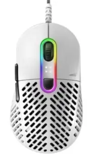 NEW Mountain PC Gaming Mouse w/ Cable Makalu 67" Ergonomic RGB PixArt Sensor Wht
