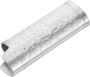 [HIAKDOFT] Lighter Case Lighter Holder for Lighter Covers Metal Silver Iron