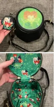 Loungefly DISNEY Hocus Pocus Winifred Sanderson Sisters Cauldron Crossbody bag