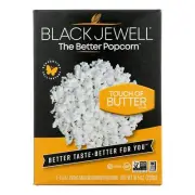 Black Jewell Microwave Popcorn - Butter - Case of 6 - 3-3.5 oz. bags each - 1...