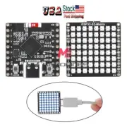 Type-C ESP32-S3-Matrix WIFI Bluetooth Development Board + 8×8 RGB LED Matrix USA