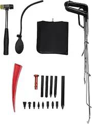 Voniecop 23Pcs Automotive Paintless Dent Repair Removal Tools Puller Kits Hail Repair Tools Hooks Rods Wedge Pump Tap Down Pen