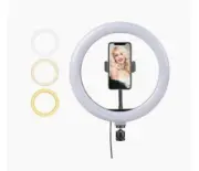 Folding 10" Fill Light LED Ring W/ Stand Phone Holder Kit