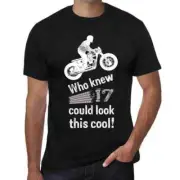 Men's Graphic T-Shirt Who Knew 17 Could Look This Cool 17th Birthday Anniversary