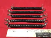 5 PC SPRING COIL STRETCH CLIP CLAW CLASP RETRACTABLE BUNGEE KEYCHAIN SPIRAL CORD