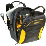 Dewalt 33-Pocket Lighted USB Charging Tool Backpack