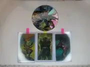 1994 Jim Lee Wildcats Chromium Chase Discs C2 & Grifter P3, Zealot P2, Voodoo P4