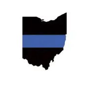 Ohio State Shaped The Thin Blue Line Sticker