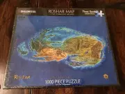 NEW Dragonsteel Roshar Map 1000 piece Puzzle The Stormlight Archive OOP SEALED
