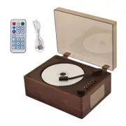 Mini Retro CD Player Rechargeable Remote Control Vintage Sleep Aid Bluetooth Spe