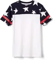 [French Toast] Boys' Short Sleeve Printed Football Tee