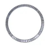 BEZEL FOR 36MM ROLEX FLUTED 18K WHITE REAL GOLD 116234 116200 116139 116244 TQ