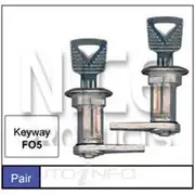 Nice Door Lock Barrel - Pair, NDL66P