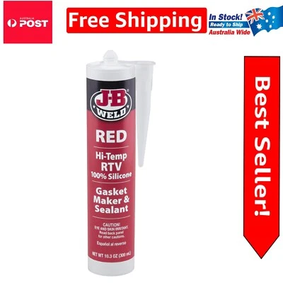 Versatile 292g High-Temperature Gasket Maker - Waterproof Red Silicone Sealant