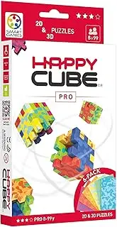 Smart Games 6 Colours Pack Happy Cube Pro 2D - 3D Puzzles
