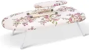 Tabletop Ironing Board with Folding Legs, Table for Ironing Clothes Tabletop Ironing Board with Fixed Sleeve Tabletop Folding Legs Folding Ironing Board with Cotton Cover