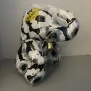 NaRa Ya Elephant Doll Black, Grey, and White