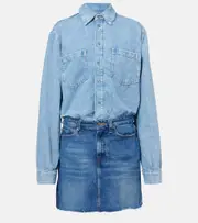 [7 For All Mankind] 7 For All Mankind Denim minidress AU 16 blue