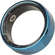 Smart Fitness Ring, Ceramic Stainless Steel Pedometer Ring, IP68 Waterproof, 7 Days Without Interruption, Reshape Your , for Women Men (No. 10)
