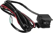 1pc Winch Switch Control Handlebar Relay Switch Electric Winch - Road Vehicle Modification Thoughtful Off-Road Drivers Off-Road Vehicle Modification Black Metal