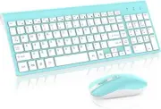 Wireless Keyboard Mouse Combo, cimetech Compact Wireless Keyboard and Mouse Set
