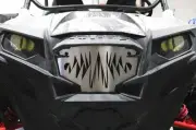 Custom Stainless Steel Grille for Polaris RZR 800 + RZR 900 LIZARD TEETH Grill