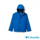 【Columbia 哥倫比亞】童款-Omni-Tech 防水外套-藍色(URB21180BL / 2022年春夏商品)