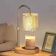 Candle Warmer Lamp, Candle Warmer with Timer Dimmer Height Adjustable, Mom Birthday Gifts for Women, House Warming Gifts New Home Bedroom Decor, Wax Melt Warmer for Jar Candles with 2 Bulbs