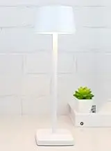 Seihoae Cordless Table Lamps Rechargeable, 6000mAh Battery Operated Table Lamp, IP54 Waterproof Outdoor Table Lamp, for Indoor Outdoor Restaurant Buffet Bar Coffee Shop, White