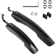 MTB Fenders Mud Guard,Quick Release Mudguard for Cycling | Gravel Fenders, Widen Front/Rear Mud Guards, Rain Guard for MTB Mountain Road Bikes