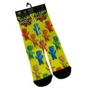 Sour Patch Kids Candy Novelty Socks Size 6 - 13 Adult Graphic Fashion Odd Sox
