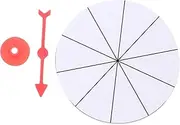 Totority 1pc Prize Wheel Hanging Draw Wheel Teaching Activities Rotary Game Prop