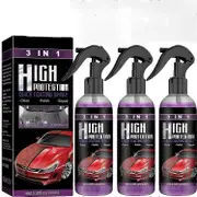 3PCS High Protection 3 in 1 Spray, Newbeeoo Car Coating Spray, 3-in-1 High Protection Car Spray, 3 in 1 High Protection Quick Car Ceramic Coating Spra
