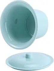 1Pc Chamber Pot with Lid for Elders Lightweight Bedpan for Easy Use Cleaning Portable Toilet Mobility Bucket for Home Travel