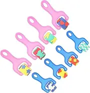 Sponge Painting Rolling Brush, Early Learning Toddlers Sponge Paint Brushes Safe Toy for Children Improving Color Cognition, Stimulating Creativity