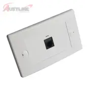 1Port RJ11 RJ12 6P4C Phone Keystone Wall Plate 1Gang Cat3 Coupler F/F Kw1C3ff