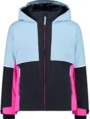 [CMP] Kid G Jacket Fix Hood, 33W0205, Light Blue, 104, Girl