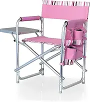 ONIVA - a Picnic Time Brand - Sports Chair with Side Table, Beach Chair, Camp Chair for Adults, (Pink)