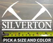 Silverton Sticker Decal Colorado Ski Mountain Snowboard Telluride Purgatory