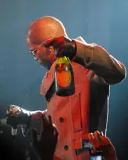 Jamie Foxx at 2007 Park City - Jamie Foxx Common Paul Oakenfold Li- Old Photo 6