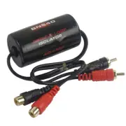 Ground Loop Isolator Noise Killing Filter Supressor RCA to RCA 40 Amp Car Home