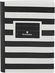 Semikolon A6 Lined Exercise Book, Black