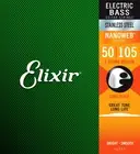 Elixir 14702 NANOWEB Stainless Steel Bass Strings 50-105 Medium Gauge 4-String