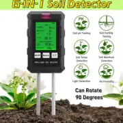 6 in1 Tester Garden Humidity Temperature Soil PH Water Moisture Light Test Meter