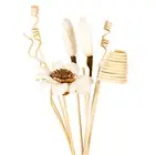 10Pcs Sunflower Rattan Reed Diffuser Sticks No Fire Aroma Home Fragrances Refill