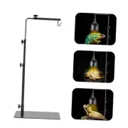 Reptile Lamp Stand, Adjustable 14-32 Inch Heat Lamp Stand, L-Reptile Lamp Stand